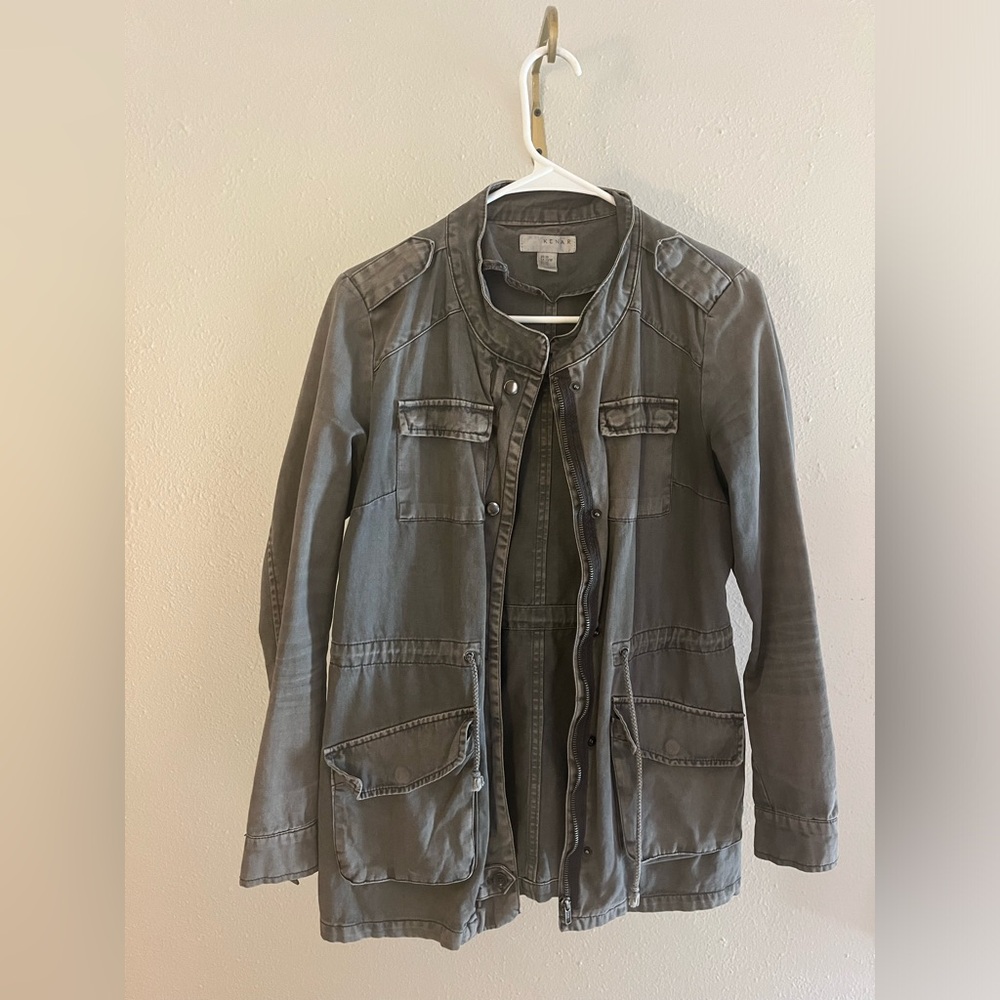 Kenar Utility Jacket - Grey - Size XS (oversized)